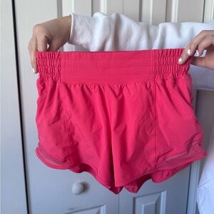 Lululemon Athletica Hot Pink Athletic Shorts